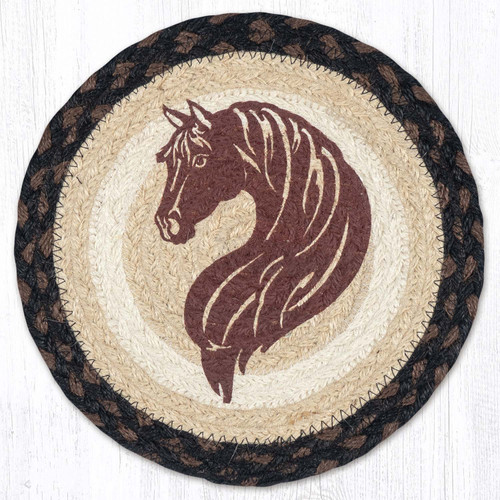 10" Stylized Horse Portrait Trivet MSPR-313