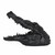 Crocodile Head Large - black 3