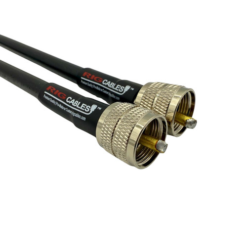 50 Foot RCL-400 Coax with PL259 at both ends by Rig Cables