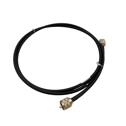 5 Foot RG-8X Coax with PL-259 both ends by Rig Cables