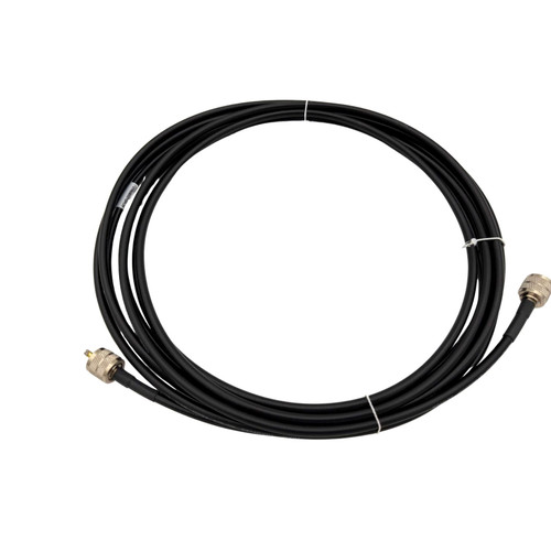 25 Foot RG-8X Coax with PL-259's on both ends by Rig Cables