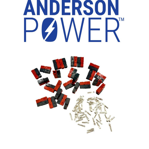 15 Amp Powerpole Permanently-Bonded Hood and Pin Bundles