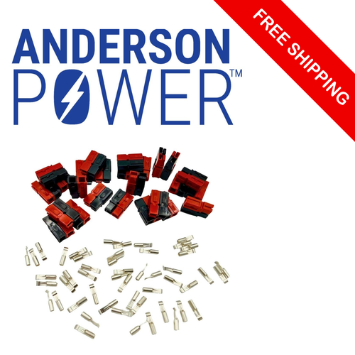 30 Amp Powerpole Permanently-BONDED Hood and Pin Bundles