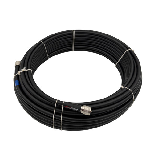 100 ft Times Microwave LMR-400 w/Amphenol UHF PL259