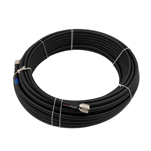 75 ft Times Microwave LMR-400 w/Amphenol UHF PL259