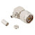 Amphenol Right Angle N Male Connector (826-157) for LMR-240, RG-8X, Belden 7808A, and CNT-240