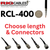 RCL-400 (400-series) Coax Assemblies by Rig Cables - Pick your Connectors (Priced by length)