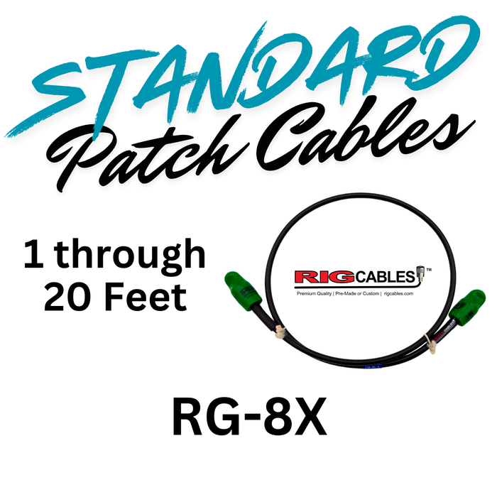 Standard Patch Cables using RG-8X