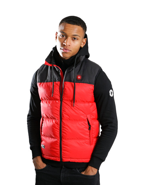 Doudoune sans manche Comme Des Loups Lisbonne Rouge