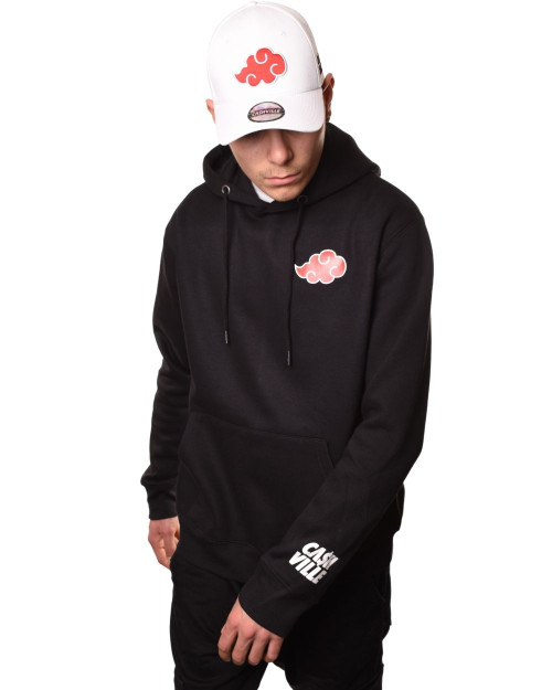 Hoodie à capuche Itachi Uchiwa Noir