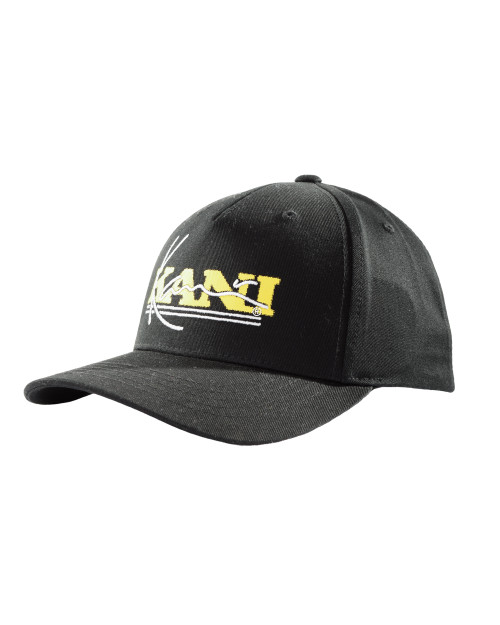 Casquette Karl Kani Retro Noir/Jaune
