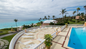 Pool & lounge chair area at Coco Reef Resort in Bermuda. 