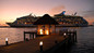 View of sunset with Twilight Day Pass at El Cid La Ceiba Beach Resort Cozumel. 