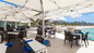 All inclusive dining with a view at the Sonesta Maho Beach Resort in St. Maarten. 