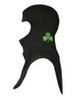 Embroidered Shamrock Black Hood