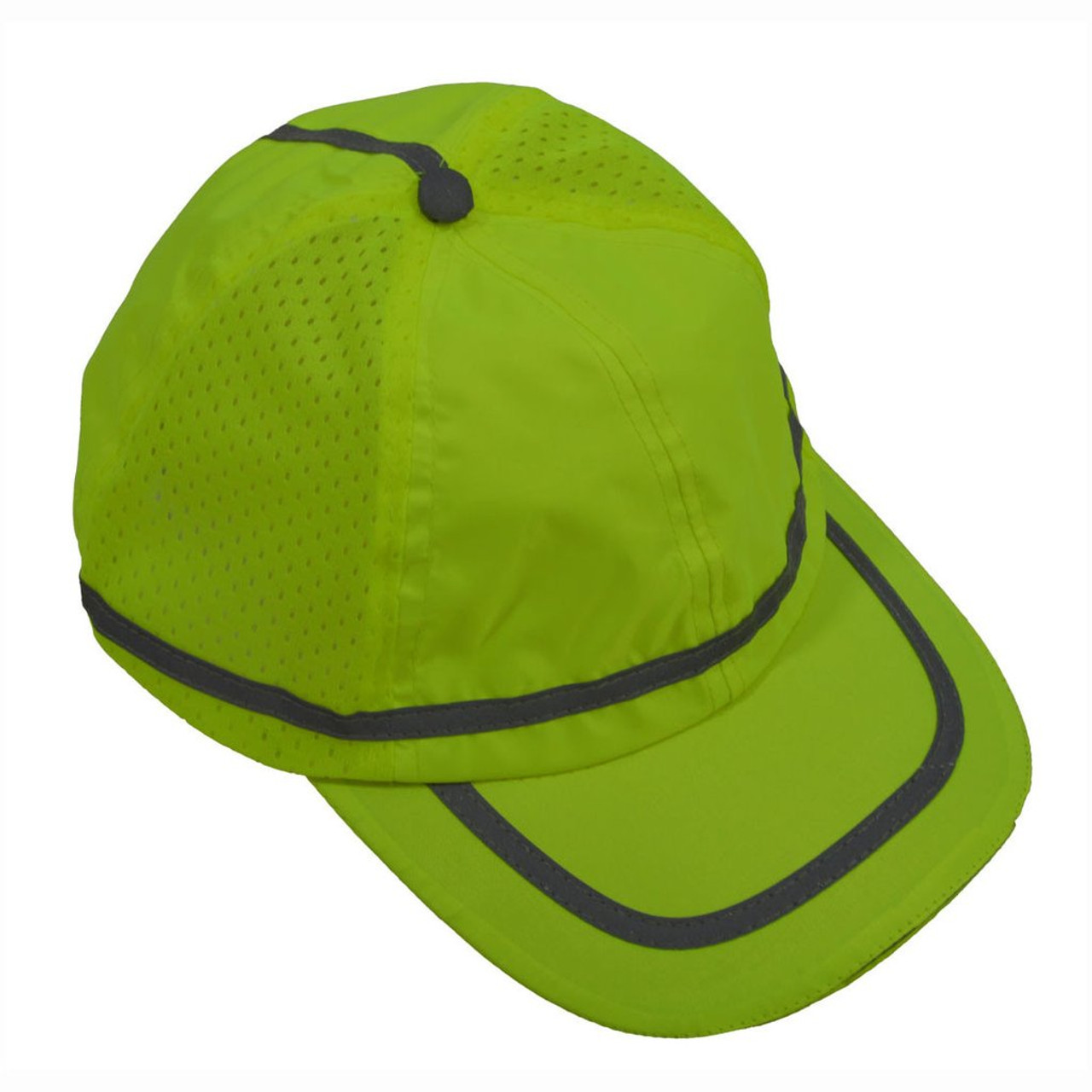 ANSI Lime Hi Vis Baseball Cap Style Safety Cap