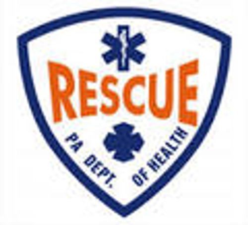 4" PA D.O.H. Rescue Window Sticker