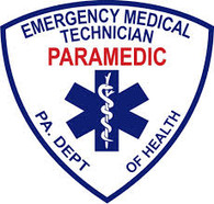 4" PA D.O.H. PARAMEDIC Window Sticker