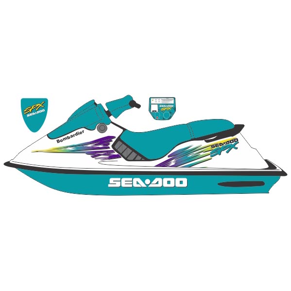 Graphics Kit for Seadoo SPX (1996 OEM Style)