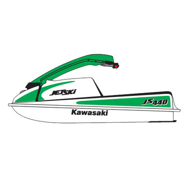 Kawasaki 550 & 550SX 440/400 Graphic Kit EK0028K550