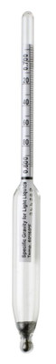 VWR® Specific Gravity/Relative Density Plain Form Hydrometers, Traceable to NIST. 
 {3211-34610002}
