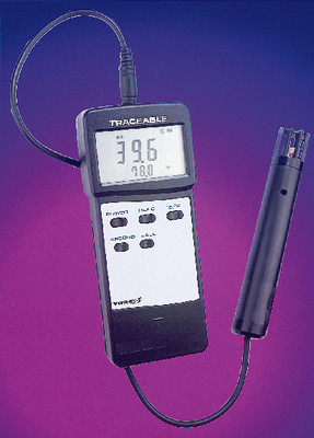 VWR® Humidity/Temperature Thermometer with Probe. {3211-61161382}