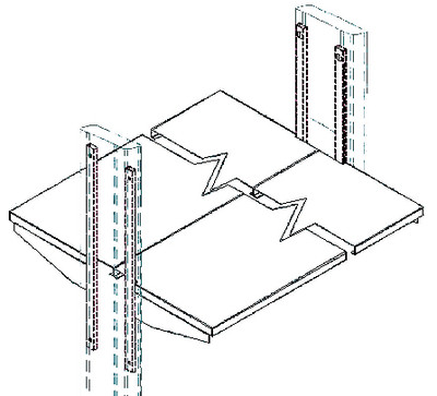 VWR SHELF SLOT DOUBL 15D 36W 
 {3211-VWRDSNL1536}