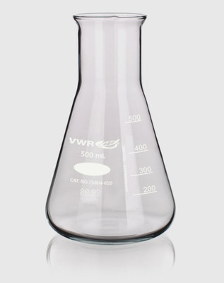 VWR FLASK ERLENMEYER WIDE NECK 500ML 
 {3211-75804650 PK}