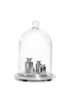 Glass bell jar with support plate for 50 
 {2997-YAW06}