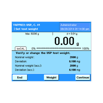 USP Calibration with HTML evaluation 
 {2997-YAPP022}