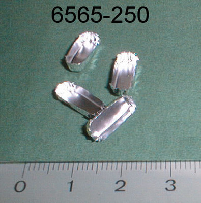 Aluminum weighing scoop 4.5mg (250 pc) 
 {2997-6565250 PK}