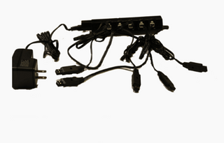 47-1019 cables with connector bar,5-unit charger adapter,GX-3R & GX-3R Pro 
 {2974-475102}