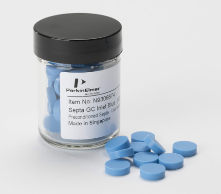 Blue Injection Port Septa, Pkg. 50 {2886-N9306874}