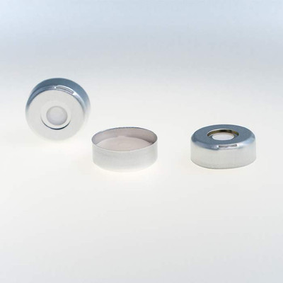 PTFE/Silicone (white) Aluminum Cap, Star Spring and Septa {2886-N9304146}