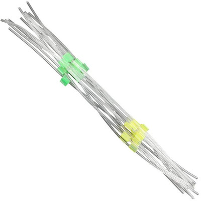 MPP PVC Tubing Flared, 0.44mm, green yellow, 12/p {2886-N8145198 PK}