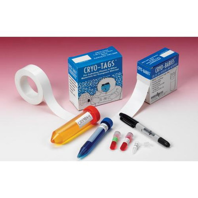 Cryo-Babies, 1.28 x 0.50in., White 
 {2358-CRY1000}