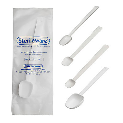 Spoon, Sterilewarer, Sample, Sterile, 14.79ml (3Tsp) 
 {2133-H369460010 PK}