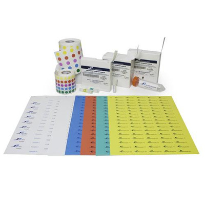 Cryogenic Storage Label Sheets; 9.5mm Do 
 {2133-F134919501 PK}