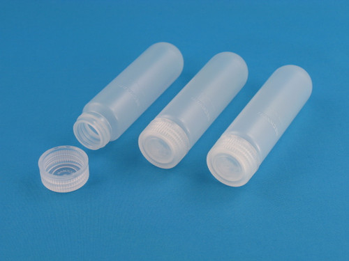 50mL Polypropylene Bottle, Cap 25/pk