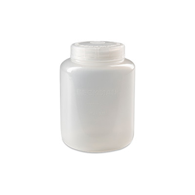 1L poly Bottle, ScrewOn Cap 4X6-1/2 6/pk