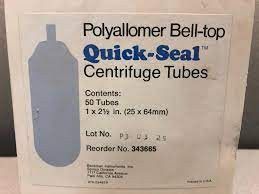 27mL Quick-Seal Pe Tube 25 x 64mm 50/Pk