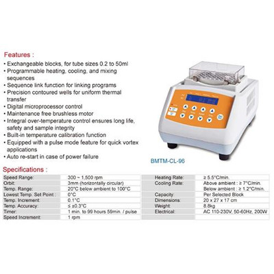 BenchMate Cool/Heat Thermo Mixer 100c 
 {2027-BMTMCL96}