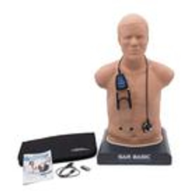 Cardionics® SAM Basic Auscultation Manikin - 1020097, SAM - Light Skin