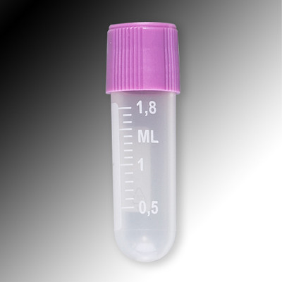 Sample Tube, 2mL, External Threads, PP 
 {2503-6051 BG}