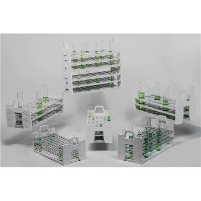 Test Tube Rack, Polypropylene, 20-25mm tubes, 40 place 
 {2133-F188602125 CA}