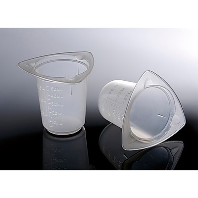 Tri-Corner Beaker, 100mL, Clear Polyprop 
 {2160-930100 CA}