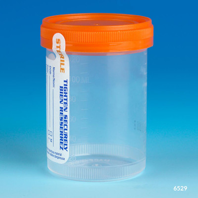 Container: Tite-Rite, 120mL (4oz), PP 
 {2503-6529 CA}