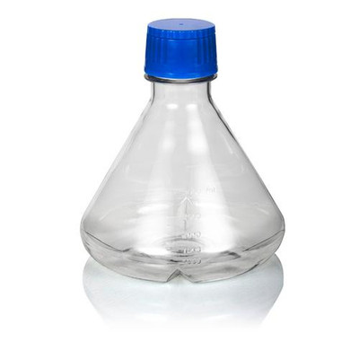 Polycarbonate Fernbach Flask (Flat Base) {3170-FPC3000S CS}