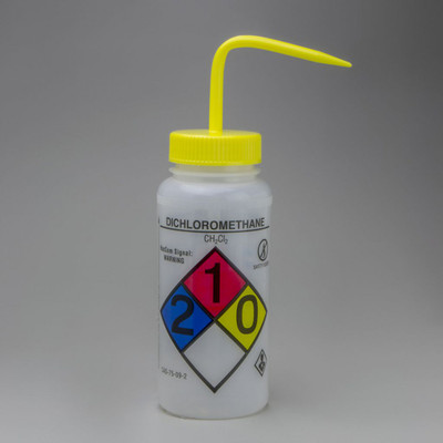Dichloromethane Wash Bottle 500ml 
 {3211-10111946 CA}