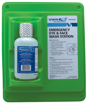 VWR EYEWASH STATION SINGLE 16OZ (BOTTLE) 
 {3211-76049022 CA}